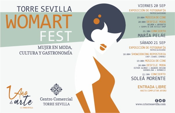 El Centro Comercial TORRE SEVILLA organiza un festival dedicado a la mujer para celebrar su primer aniversario 