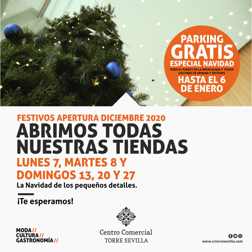 Festivos de apertura de diciembre