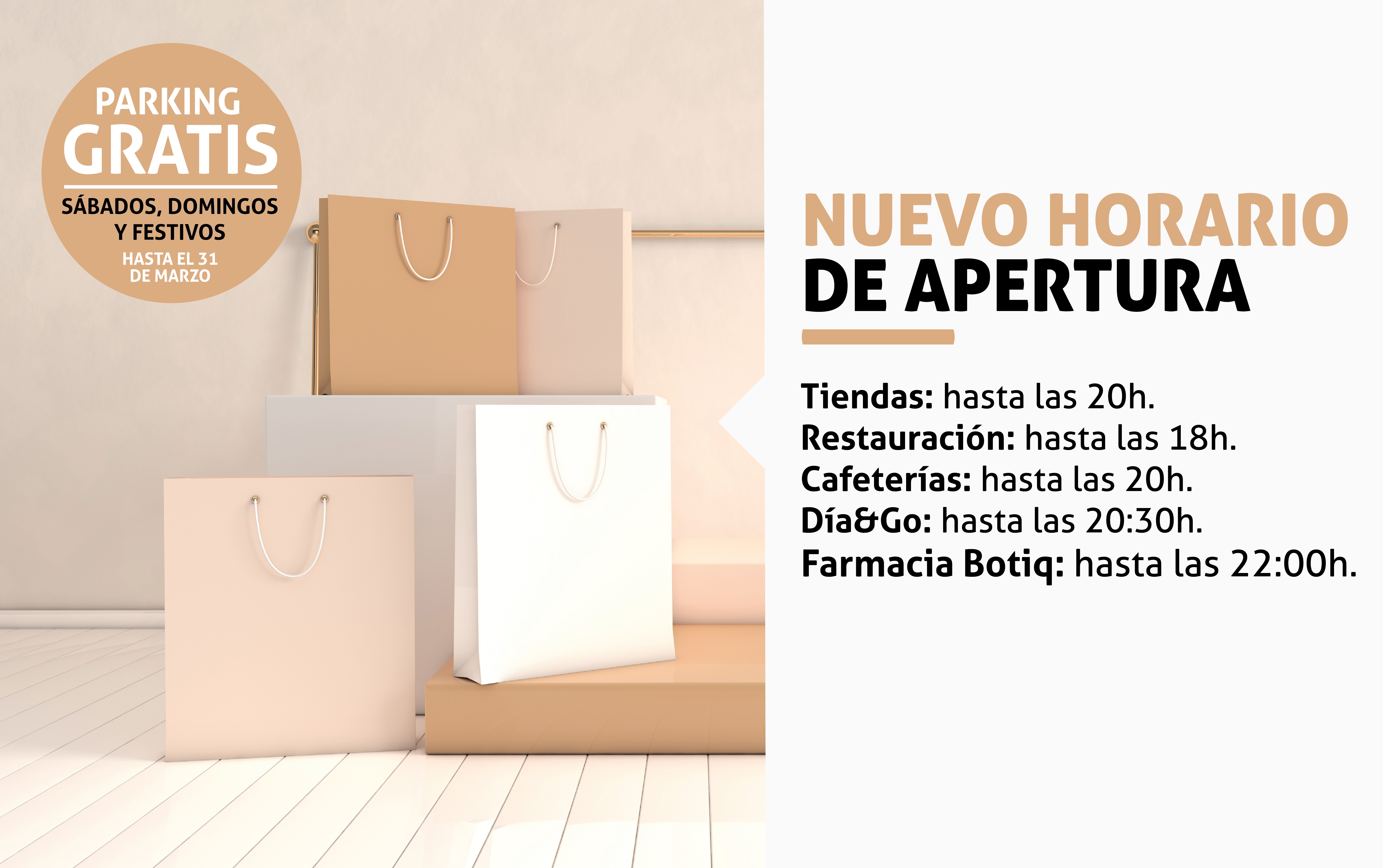 Nuevo horario de apertura