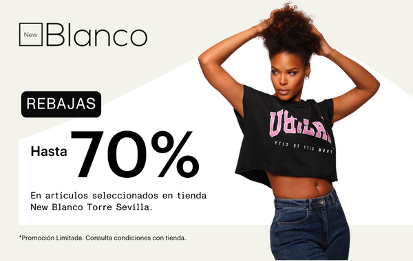 Rebajas hasta el 70% New Blanco