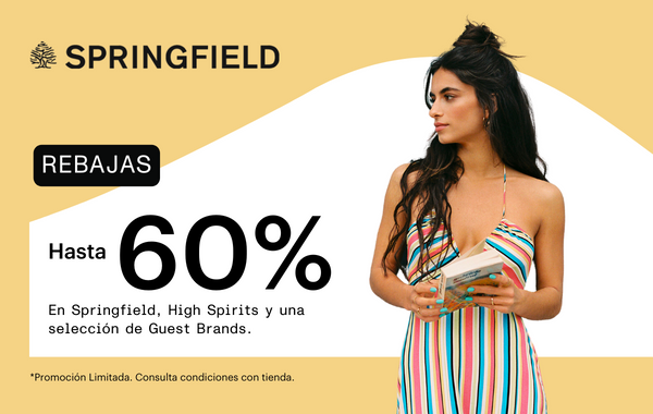 Rebajas hasta el 60% en Springfield