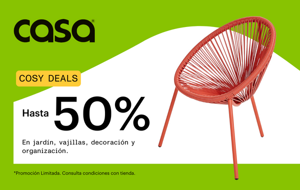 Hasta el 50% en CASA