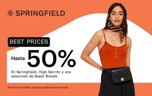 Hasta el 50% en SPRINGFIELD