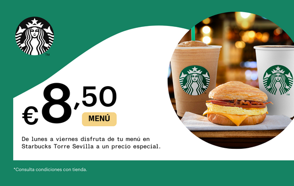 Menú por 8,50€ en Starbucks
