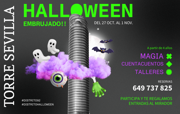 Magia, talleres y cuentacuentos en el Halloween Embrujado!! de Torre Sevilla