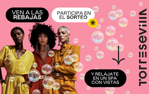 Las rebajas de enero en TORRE SEVILLA vienen con premio… masaje relajante y vistas desde lo más alto